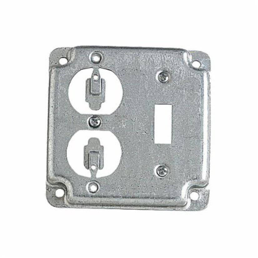 Thomas & Betts Steel City® RS-2 RS Series Surface Cover, 4 in L x 4 in W x 1/2 in D, Steel